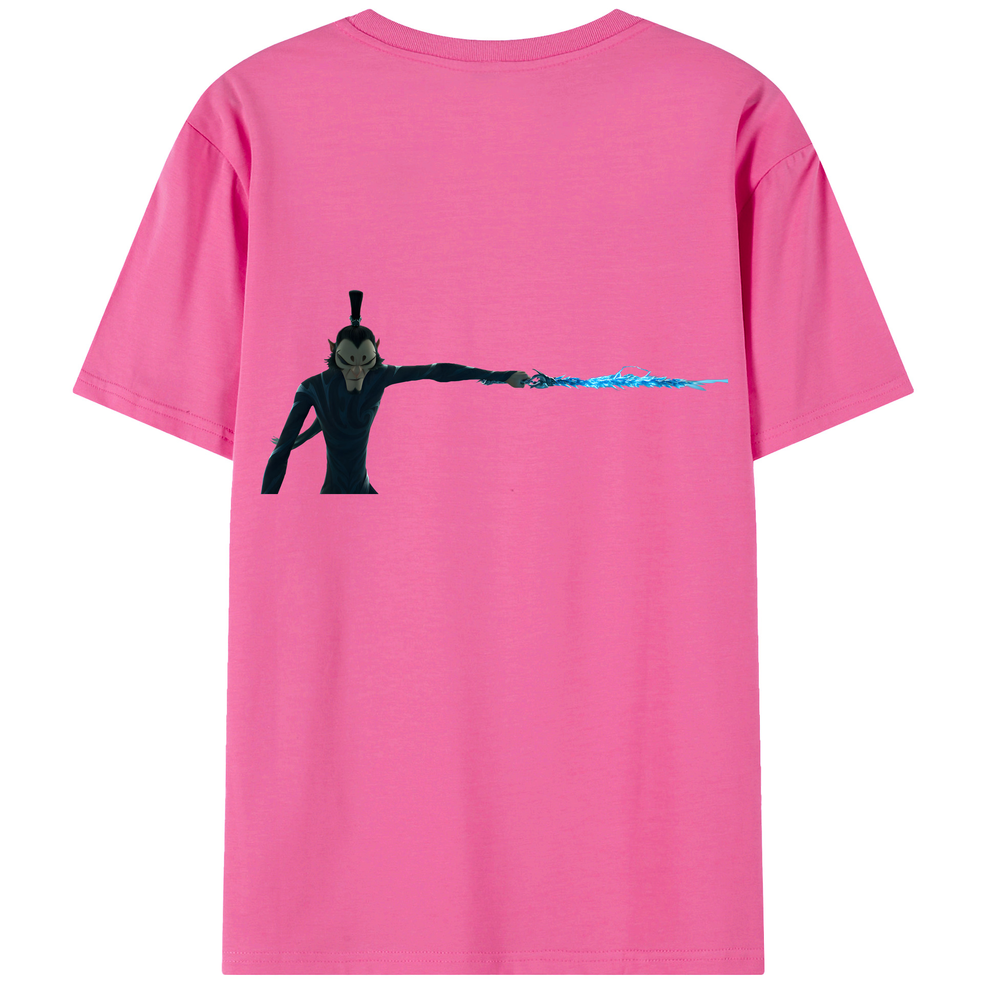 （画像用） Ne Zha 2 ナタ 魔童の大暴れ レディース半袖Tシャツ(バックプリント)